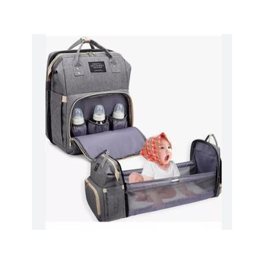 MOCHILA PAÑALERA CUNA PARA BEBÉ