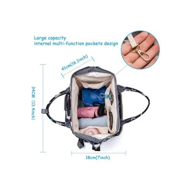MOCHILA PAÑALERA PARA BEBÉ - 7