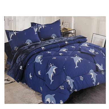 EDREDÓN TELA CON PIEL DE ANGEL KIDS 5 PIEZAS 1.5PLZ