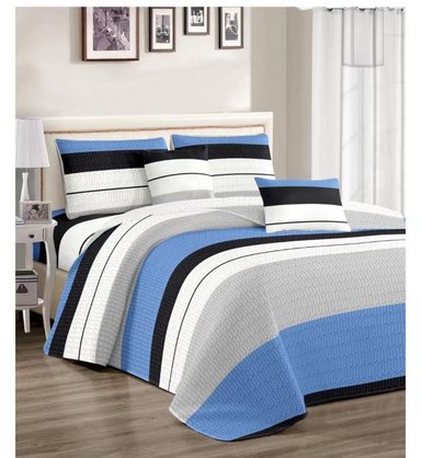 CUBRECAMA PALMERAS  3 PIEZAS DE 2 PLAZAS