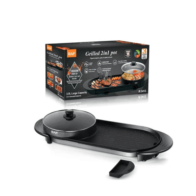 PARRILLA ELÉCTRICA 2 EN 1