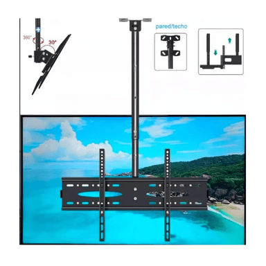 RACK DE TECHO PARA LED/LCD/SMART TV 32 A 72 PULGADAS - 1