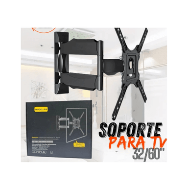 RACK SOPORTE ARTICULADO DE PARED PARA TV 32” A 60” - 1