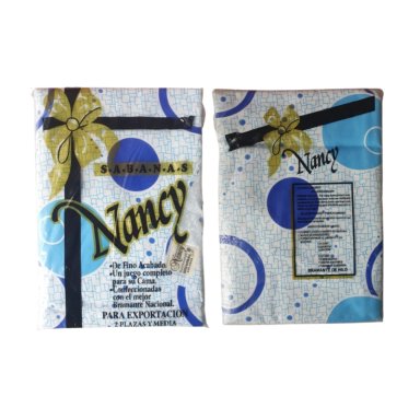 JUEGO DE SÁBANAS EN  1.5  PLZ