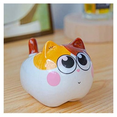 MACETAS DE CERAMICA CON FORMA DE GATITO - 6