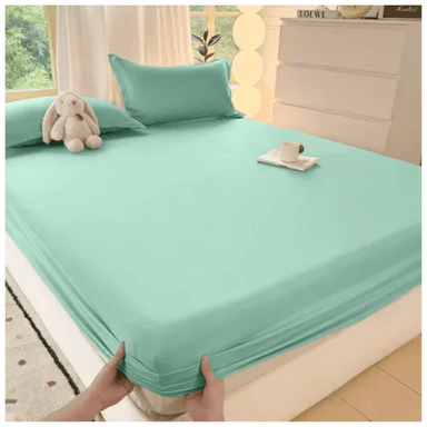 PACK DE 4 SÁBANAS CON ELÁSTICO COLOR ENTERO EN KING - 5