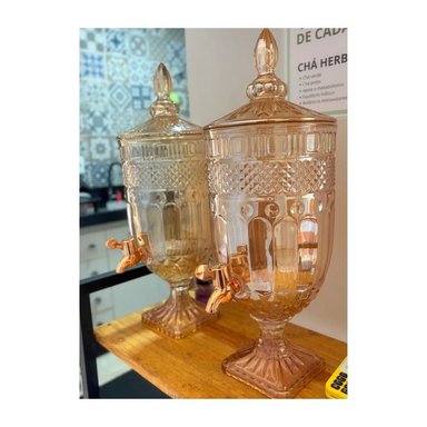 DISPENSADOR DE VIDRIO PARA BEBIDAS