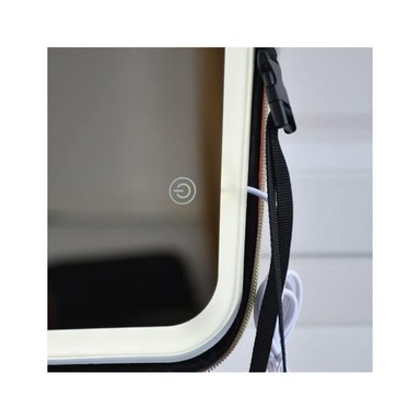 MALETA PARA COSMÉTICOS IMPERMEABLE CON ESPEJO Y LUZ LED - 5