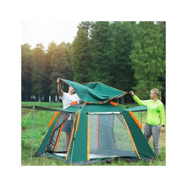 CARPA AUTOMÁTICA  IMPERMEABLE DE CAMPING PARA 4 PERSONAS