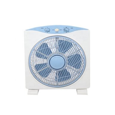 VENTILADOR CON TEMPORIZADOR CUADRADO CELESTE