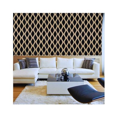 PANEL DECORATIVO ACÚSTICO EN FORMA DE ONDAS