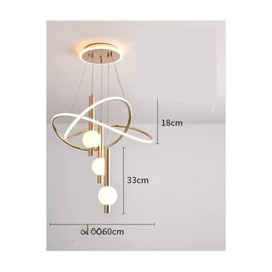 LÁMPARA COLGANTE MODERNA LED - 2