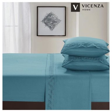 JUEGO DE SÁBANAS VICENZA 2 PLAZAS