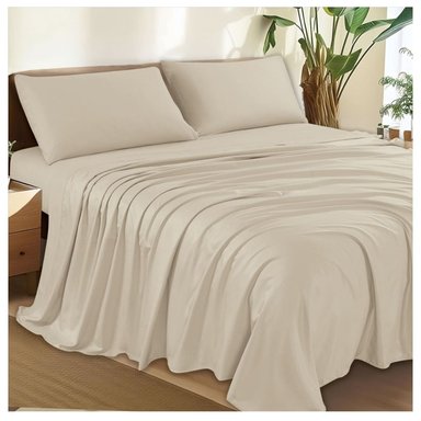 JUEGO DE SÁBANA KING SIZE CASATEX COLOR ENTERO 100% ALGODÓN