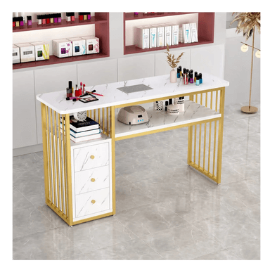 MESA DE TRABAJO ESTILO MÁRMOL - 1