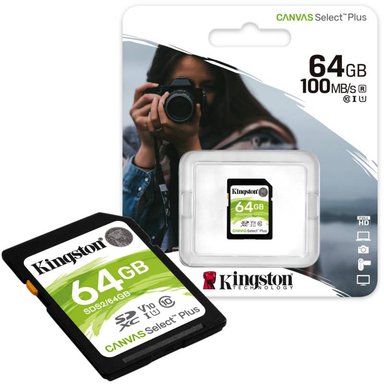 MEMORIA 64GB SD KINGSTON CÁMARAS VÍDEO - 1