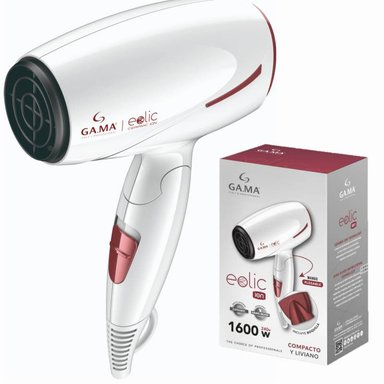 SECADORA CABELLO GAMA EOLIC 1600W PLEGABLE CERAMIC ION
