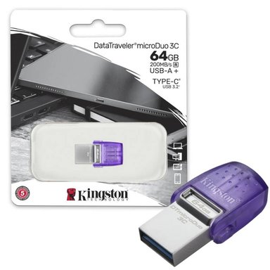 MEMORIA KINGSTON USB DUO 64GB USB 3.2 - 1