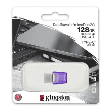 MEMORIA KINGSTON USB DUO 128GB USB 3.2 - 1