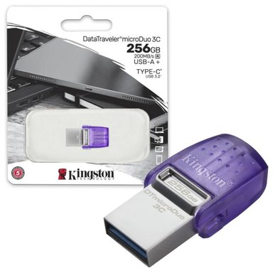 MEMORIA KINGSTON USB DUO 256GB USB 3.2 - 1