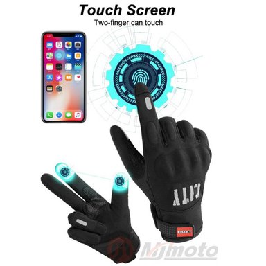 GUANTES CITY IMPERMEABLES PARA MOTOCICLISTA XL - 4