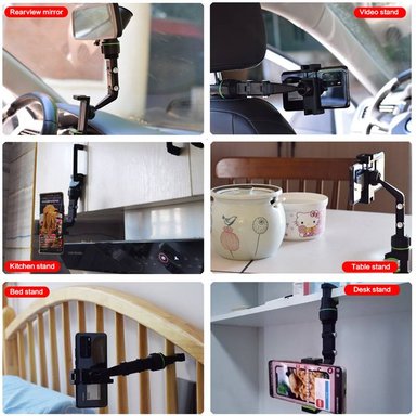 SOPORTE DE CELULAR PARA AUTO COMEDOR  MESA  ESCRITORIO - 6