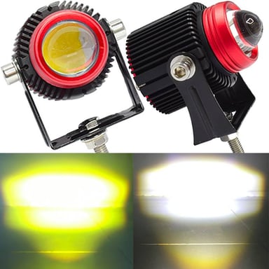 ACCESORIOS MOTO LUCES EXPLORADORAS DUAL PARA MOTO NEBLINEROS - 6