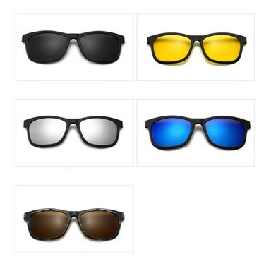 LENTES DE SOL 6 EN 1 CON CORREA DEPORTIVA