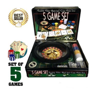 POKER 5 EN 1. JUEGO DE RULETA CASINO POKER