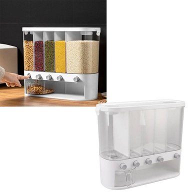 DISPENSADOR DE CEREALES ARROZ ALIMENTOS GRANOS Y MENESTRAS