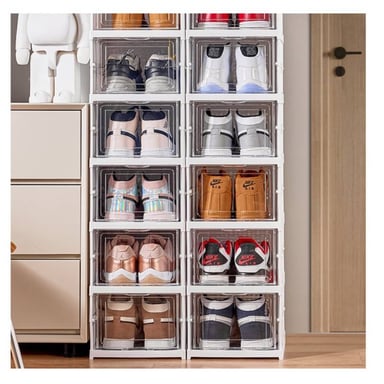 ZAPATERA BLANCO SEIS NIVELES CAJA ALMACENAMIENTO ZAPAT - 5