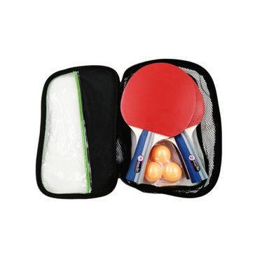RAQUETA PING PONG MADERA MALLA ESTUCHE - 2