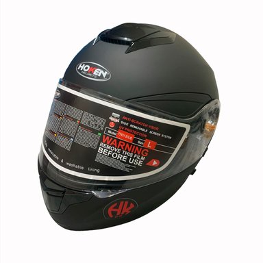 CASCO DE MOTO NEGRO TALLA XXL MARCA HOKEN CERTIFICADO