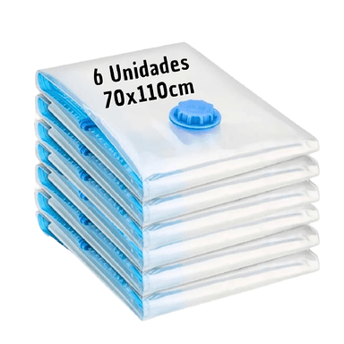SET DE 6 BOLSAS PARA ASPIRADORA, ORGANIZADOR DE ROPA, EDREDÓN, 70 X 110 CM
