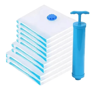 PACK 4 BOLSAS 90X120CM+ SUCCIONADOR PARA EDREDÓN, ROPA