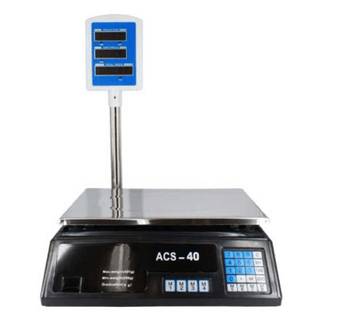 BALANZA DE MESA ELECTRÓNICA NEGRO MÁX. 40 KG, DIGITAL