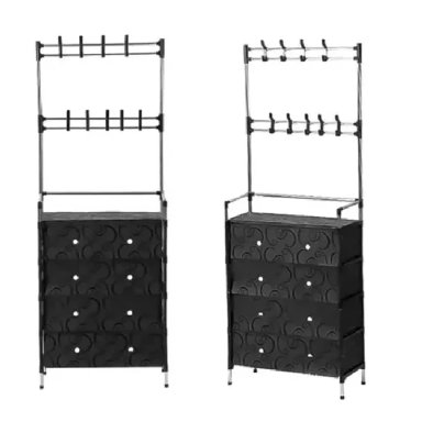 PERCHERO ZAPATERO HANNZO MODELO PERCHERO 4 CAJONES