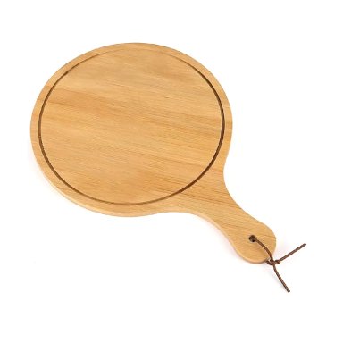 TABLA DE BAMBÚ PARA PICAR, TABLERO DE PIZZA 45 X 32CM LISA
