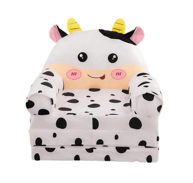 SOFÁ PARA NIÑOS DE TRES PLIEGUES MINI SOFÁ CAMA VACA