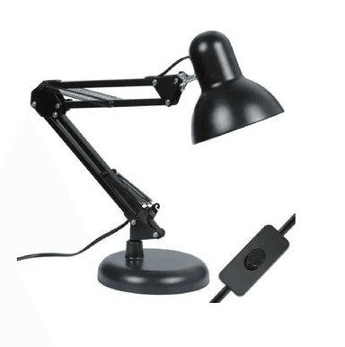 LAMPARA DOBLE USO DE ESCRITORIO ARTICULADA PIE + SOPORTE