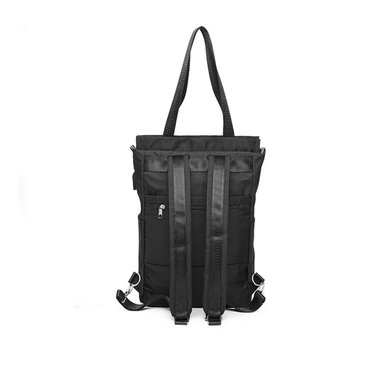 MOCHILA LAPTOP OEM BP32 NEGRO IMPERMEABLE PARA ORDENADOR PORTÁTIL OXFORD USB - 5