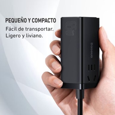 CARGADOR BASEUS PSZM00001 CONECTOR MULTI PUERTOS CARGA RAPIDA 65W - 3