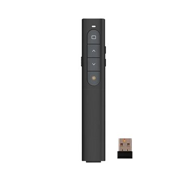 PUNTERO LÁSER PPT03 ROJO PRESENTADOR DIAPOSITIVAS USB INALAMBRICO