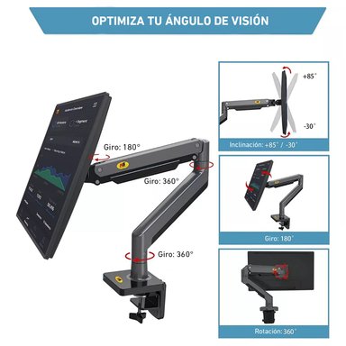 RACK SOPORTE G45-NB 22" A 40" G45 NORTH BAYOU 22 A 40 IN USB PARA MONITOR - 3