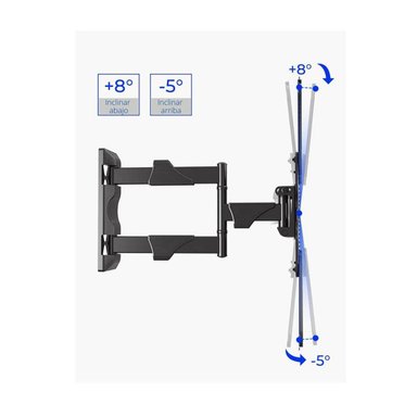 RACK GIRATORIO P4 32 A 55 PULGADAS NORTH BAYOU PARA MONITOR O TV - 5
