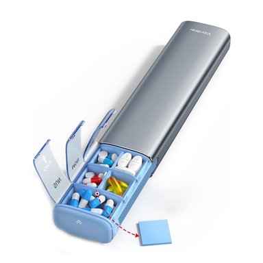 PASTILLERO DIARIO VAYDEER ORGANIZADOR DE PASTILLAS DE METAL PB1012