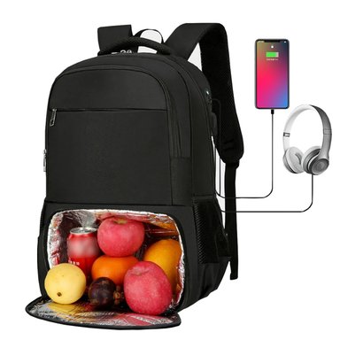 MOCHILA IMPERMEABLE BP42 CON LONCHERA TÉRMICA PORTALAPTOP USB GRAN CAPACIDAD