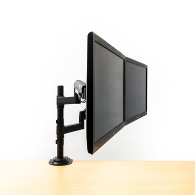 BRAZO RACK GIRATORIO PARA 2 MONITORES 17' A 27' NORTH BAYOU H180 - 8