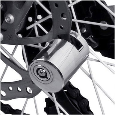 CANDADO DE DISCO DE FRENO PARA BICICLETA CERRADURA ANTIRROBO DE SEGURIDAD ACERO LK01 - 2