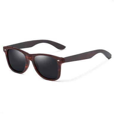 LENTES SOL PROTECCION UV MADERA POLARIZADO 400